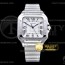 GF공장 V2 산토스 40MM 화이트다이얼 Santos De Cartier Mens XL SS/SS White GF V2 MY9015