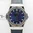 B50공장 클레식퓨전 42미리 블루다이얼 거미스트랩 Classic Fusion 42mm SS B50F Blue Dial On Blue Gummy Strap A2892
