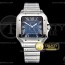 3K공장 산토스 40MM 블루다이얼 스마트링크브레이슬릿 Santos De Cartier Mens XL SS/SS Blue 3KF MY9015