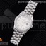 GM공장 데이데이트 36 실버다이얼 2836 Day Date 36 128239 GMF 1:1 Best Edition 904L Steel Silver Dial Diamonds Markers and Bezel on Bracelet A2836