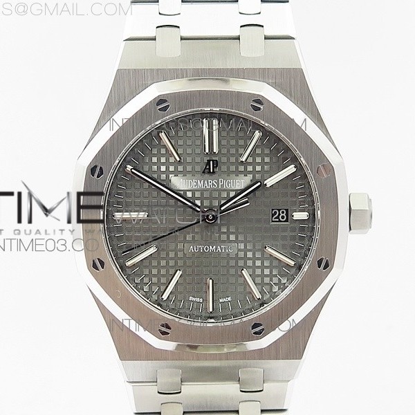 OM공장 오데마피게 로얄오크 15400 스틸 그레이다이얼 브레이슬릿 ROYAL OAK 41MM 15400 GRAY DIAL ON SS BRACELET A3120