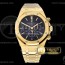 OM공장 오데마피게 로얄오크 크로노 옐로우골드 금통 블루다이얼 브레이슬릿 Royal Oak Chronograph 26331ST YG/YG Blue OMF A7750