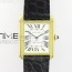 AF공장 까르띠에 탱크솔로 24 옐로우골드금장 화이트다이얼 가죽스트랩 TANK SOLO LADIES 24MM YG WHITE DIAL ON BLACK LEATHER STRAP RONDA QUARTZ