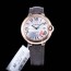 V6공장 까르띠에 발롱블루 드 까르띠에 Cartier Ballon Bleu de Cartier 42mm 금장 화이트 가죽줄