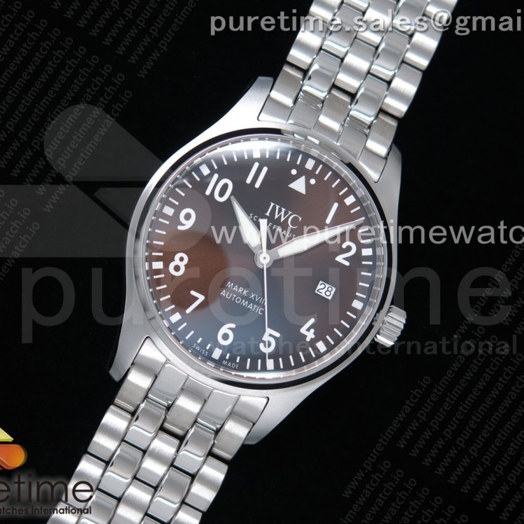 V7공장 마크18 브라운다이얼 브레이슬릿 Mark XVIII V7F 1:1 Best Edition Brown Dial on SS Bracelet Swiss ETA2892