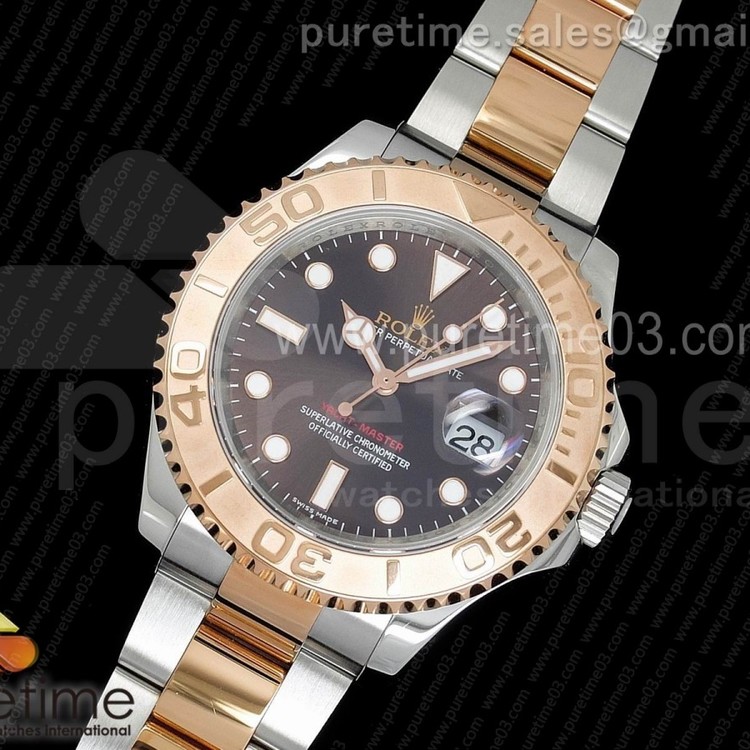 AR공장 롤렉스 요트마스터 로즈골드 콤비 브라운다이얼 Yacht-Master 116621 Brown Dial on SS/RG Bracelet A2824