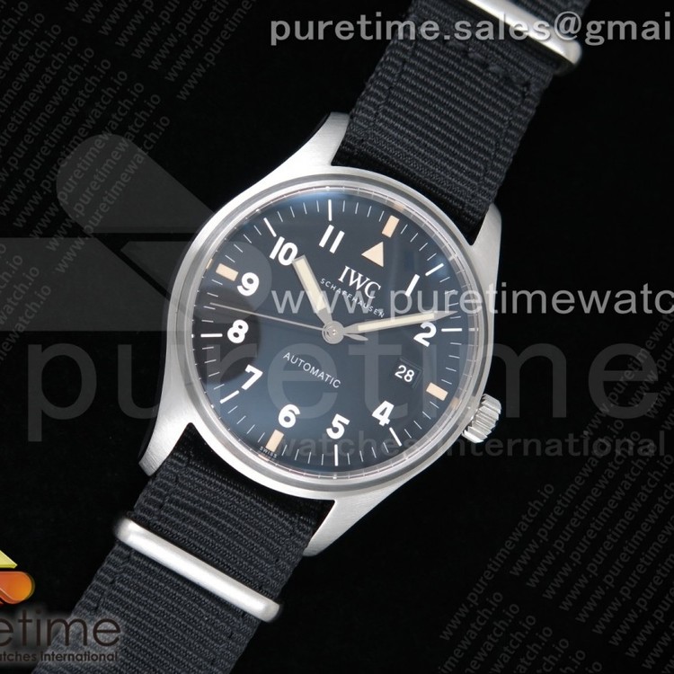M+F공장 마크18 트리뷰트 마크11 블랙다이얼 나일론스트랩 Mark XVIII “TRIBUTE TO MARK XI” IW327007 Black Dial on Black Nylon Strap A35111
