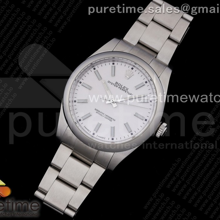 AC공장 오이스터 39MM 화이트다이얼 브레이슬릿 Oyster Perpetual 39mm 114300 White Dial on SS Bracelet A2824