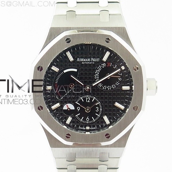 TW공장 오데마피게 로얄오크 26120 스틸 블랙다이얼 브레이슬릿 ROYAL OAK 41MM 26120 SS BLACK DIAL ON SS BRACELET A2329