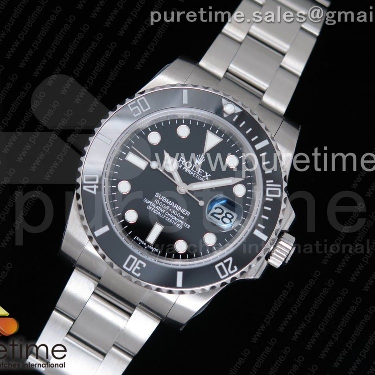 DJ공장 롤렉스 904L 서브마리너 블랙 데이트 Submariner 116610 LN Black Ceramic 904L SS Bracelet