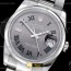 BP공장 롤렉스 데이저스트 36 스틸 슬레이트 로만다이얼 돔베젤 오이스터브레이슬릿 DJ 36mm Oys Smt SS/SS Grey/Rmn BPF A2824