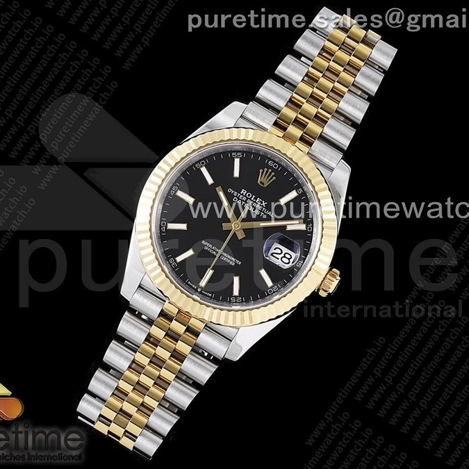 VS공장 롤렉스 데이저스트 41 옐로우골드콤비 블랙다이얼 3235 DateJust 41 126333 904L SS/YG VSF 1:1 Best Edition Black Dial on Jubilee Bracelet VS3235