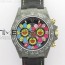 WW공장 V2 데이토나 카본 나일론스트랩 Daytona Diw Carbon V2 WWF Best Edition Black/Pink Dial On Orange Nylon Strap A7750