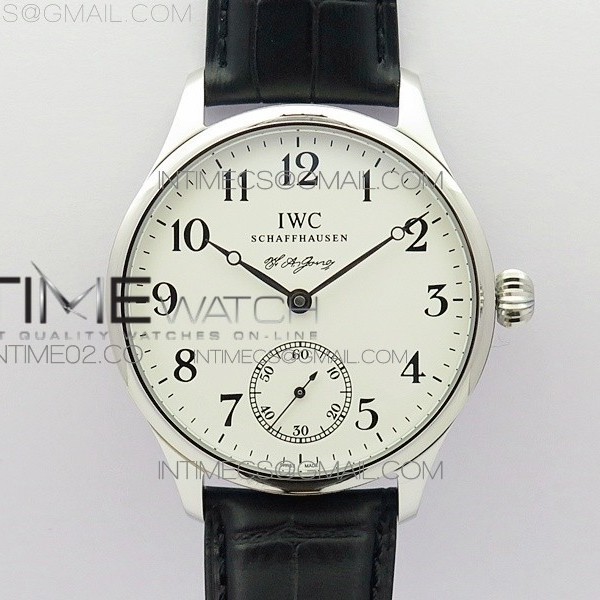 GS공장 IWC 포르투기저 IW544202 스틸 화이트다이얼 가죽스트랩 PORTUGUESE IW544202 SS WHITE DIAL ON BLACK LEATHER STRAP