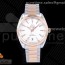 OX공장 오메가 씨마스터 아쿠아테라 로골 화이트다이얼 Aqua Terra 150M Master Chronometers OXF 1:1 Best Edition White Dial RG Bezel on SS/RG Bracelet Strap A8900