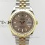BP공장 V2 롤렉스 데이저스트2 콤비 연갈색다이얼 바인덱스 Rolex DateJust2 SS&YG Light Brown Dial Bar Index 신형브레스렛