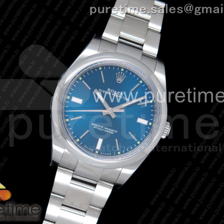 GM공장 롤렉스 오이스터퍼페츄얼 39MM 904L스틸케이스 블루다이얼 브레이슬릿 Oyster Perpetual 39mm 114300 Blue Dial on SS Bracelet SA3132