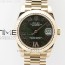 BP공장 롤렉스 데이저스트 31 로즈골드금통 그린다이얼 브레이슬릿2813 Datejust 31mm 278275 RG Green Roman Markers Dial @6 Dia on RG President Bracelet
