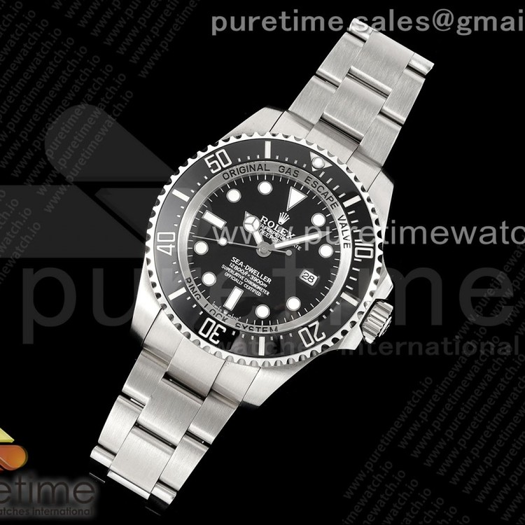 AR+공장 롤렉스 씨드웰러 딥씨 스틸 블랙다이얼 브레이슬릿 Sea-Dweller 126660 Black Ceramic AR+F 1:1 Best Edition 904L SS Case and Bracelet VR3235 에이알플러스