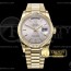 BP공장 롤렉스 데이데이트 36 옐로우골드 금통 실버다이얼 브레이슬릿 DayDate 36mm Flt Pres YG/YG Silv Wht Stk BP Asia 2836