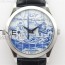 FL공장 파텍필립 칼라트라바 아술레이호스 에나멜다이얼 가죽스트랩 Calatrava Azulejos SS 5089G-62 FL Enamel Dial on Black Leather Strap