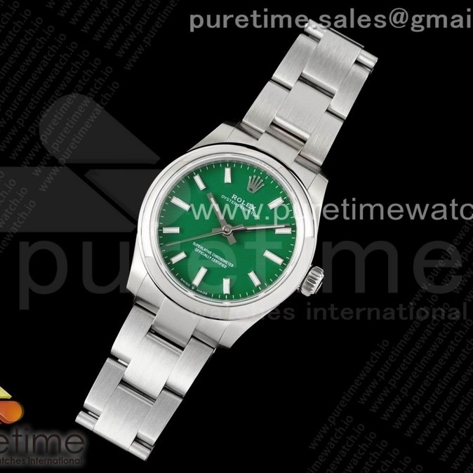 EW공장 롤렉스 오이스터퍼페츄얼 31미리 그린다이얼 Oyster Perpetual 31mm 277200 EWF Best Edition Green Dial on SS Bracelet 6T15