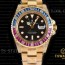BP공장 롤렉스 GMT마스터2 옐로우골드 금통 바게트다이어 블랙다이얼 브레이슬릿 GMT-Master II 116758 SAru BPF 1:1 Full YG Diamond A2813(Hour Hand Adjust Same Genuine)