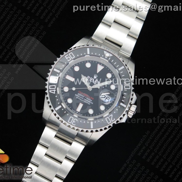 TW공장 롤렉스 씨드웰러 레드 Sea-Dweller 2017 Baselworld 126600 TWF Best Edition Black Dial on SS Bracelet A2836