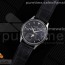 AZ공장 예거 울씬문 블랙다이얼 가죽스트랩 Master Ultra Thin Moon SS AZF 1:1 Best Edition Black Dial on Black Leather Strap A925