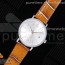 MF공장 포르토피노 37MM 실버다이얼 악어스트랩 Portofino Automatic 37 SS Silver Dial RG Markers on Brown Crocodile Strap A35111