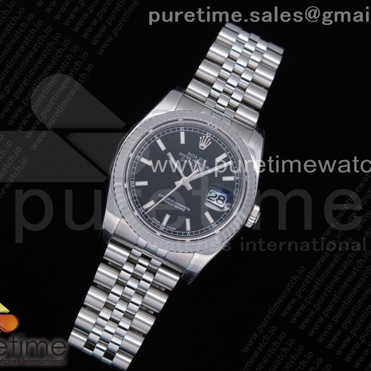 AR공장 V3 롤렉스 데이저스트 36 블랙다이얼 쥬빌레브레이슬릿 DateJust 36 SS 116234 904L Steel Black Dial on Jubilee Bracelet SH3135 V3