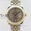 BP공장 V2 롤렉스 데이저스트2 콤비 연갈색다이얼 텐포인트인덱스 Rolex DateJust2 SS&YG Light Brown Dial 10Point Index 신형브레스렛