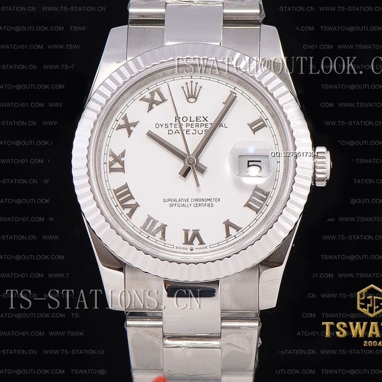 BP공장 데이저스트 36MM 화이트다이얼 브레이슬릿 Datejust 36mm BP High Grade White Dial SS Bracelet A2813