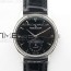 ZF공장 예거르쿨트르 마스터 울트라씬 문페이즈 스틸 블랙다이얼 Master Ultra Thin Moon 1368420 SS Black Dial on Black Leather Strap V3 SA925 Super Clone