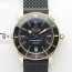 B50공장 브라이틀링 슈퍼오션 42 로즈골드 금통 블랙다이얼 러버스트랩 SuperOcean 42mm AB2010 RG B50 1:1 Best Edition Black Dial Black Ceramic Bezel on Black Rubber strap A2824