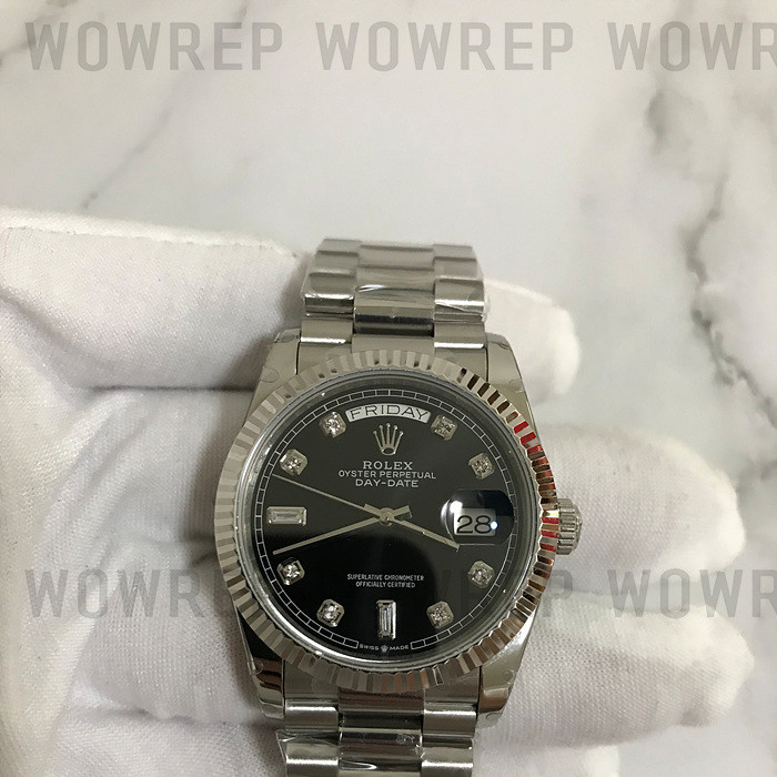 BP공장 36MM 데이데이트 블랙다이얼 브레이슬릿 2813 DayDate 36mm