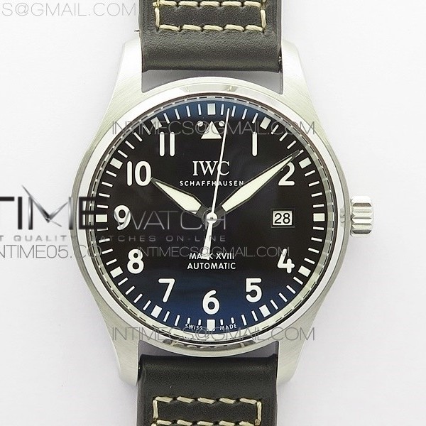 FK공장 마크18 브라운다이얼 가죽스트랩 MARK XVIII Le Petit Prince IW327003 SS FKF 1:1 Best Edition Brown Dial On Brown Leather Strap