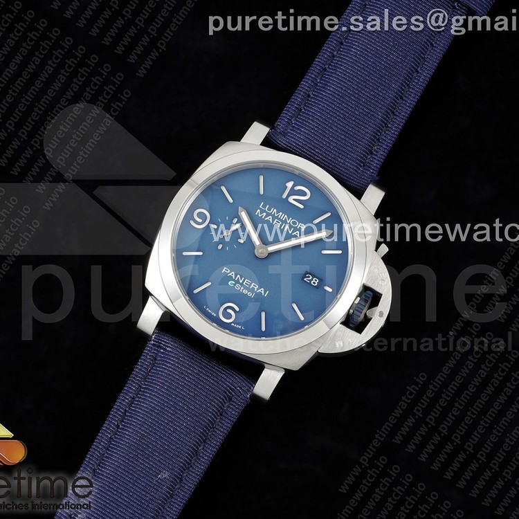 TTF공장 파네라이 PAM1157 스틸 블루다이얼 블루나일론스트랩 PAM1157 W TTF 1:1 Best Edition on Blue Nylon Strap P9010