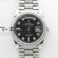 BP공장 롤렉스 데이데이트 36미리 블랙다이얼 2836 Day-Date 36 128239 SS/Crystal BP Best Edition Black Crystal Markers Dial on SS President Bracelet A2836