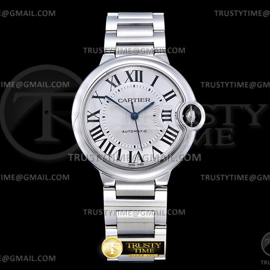 V6공장 발롱블루 36 오토메틱 브레이슬릿 Jap NH05 Balon Bleu Unisex 36mm SS/SS Wht V6F Jap NH05