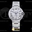 V6공장 발롱블루 36 오토메틱 브레이슬릿 Jap NH05 Balon Bleu Unisex 36mm SS/SS Wht V6F Jap NH05