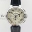 ZF공장 발롱블루 드 까르띠에 크로노47mm 스틸 화이트다이얼 가죽스트랩 BALLON BLEU DE CARTIER CHRONO 47MM SS CREAM WHITE TEXTURED DIAL ON BLACK LEATHER STRAP A8101