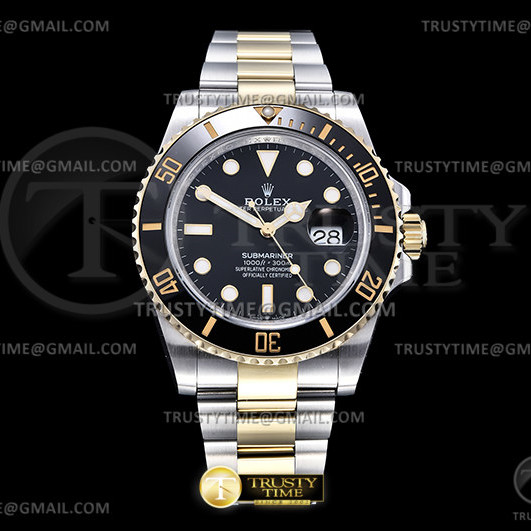 BP공장 롤렉스 서브마리너 흑콤 3235 Submariner 126613LN YG/SS Blk BPF A3235