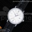 98K공장 IWC 포르토피노 스틸 화이트다이얼 실버인덱스 가죽스트랩 IWC Portofino Automatic SS White Dial SS Markers on Black Leather Strap A2892
