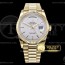 BP공장 롤렉스 데이데이트 36 옐로우골드 금통 화이트다이얼 브레이슬릿 DayDate 36mm Flt Pres YG/YG White Stk BP Asia 2836