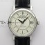 ZF공장 칼라트라바 화이트다이얼 가죽스트랩 Calatrava 5153G-010 SS ZF 1:1 Best Edition White textured dial on Black Leather Strap A324CS