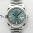 GM공장 롤렉스 데이데이트 40 바게트인덱스 아이스블루다이얼 프레지던트브레이슬릿 DayDate 40mm 228239 GMF 1:1 Best SS Ice Blue Dial T Diamonds Markers on President Bracelet A3255