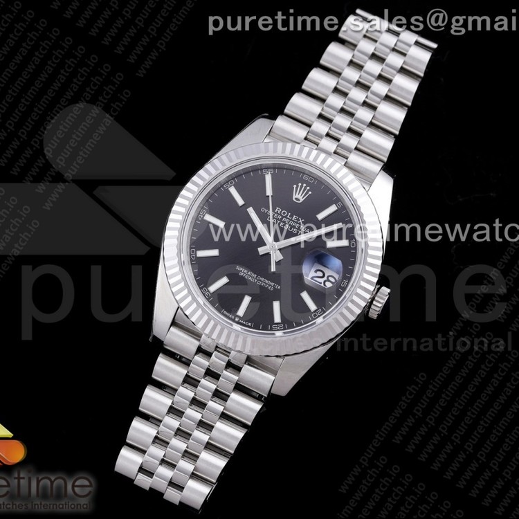 AR공장 V3 롤렉스 데이저스트 41 블랙다이얼 브레이슬릿 New DateJust 41 126334 904L Steel Black Dial on Jubilee Bracelet A2824