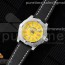 TF공장 브라이틀링 어벤져 43 스틸 옐로우다이얼 나일론스트랩 Avenger Automatic 43mm SS TF 1:1 Best Edition Yellow Dial on Black Nylon Strap A2824