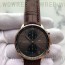 ZF공장 IWC 포르투기저 3714-82 크로노그래프 로즈골드 금통 챠콜다이얼 브라운스트랩v3 IWC Portuguese Chronograph 371482 v3